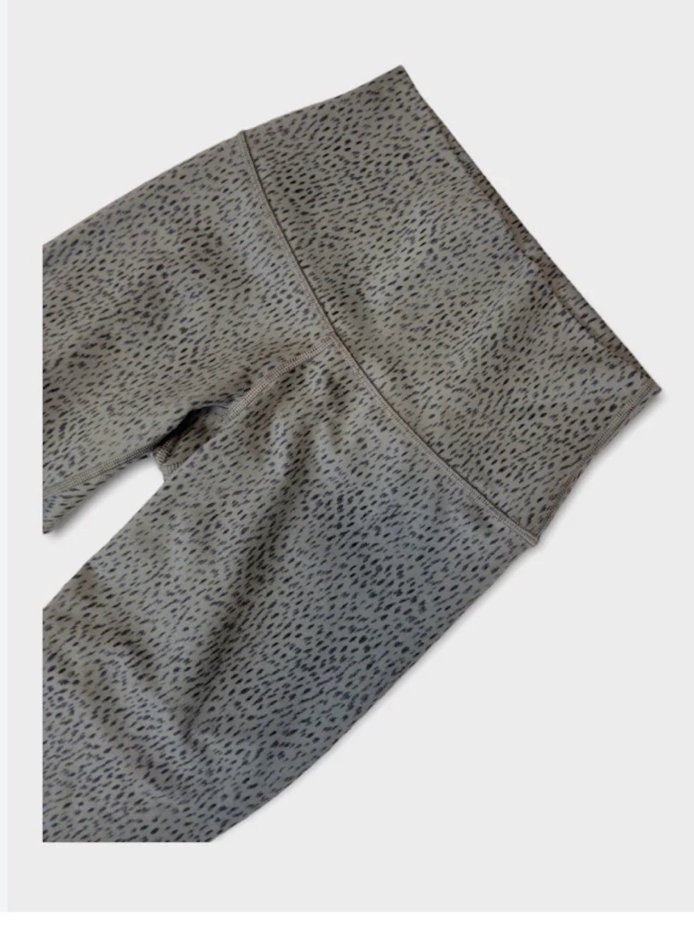 LULULEMON WONDER UNDER CHEETA PRINT CROPPED LEGGINGS ( NO SIZE TAG)